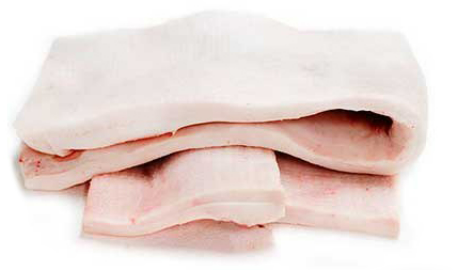 Сало свиняче, заморожене, без шкірки, 2-8 см, ГСТУ 46.019, 1 кг